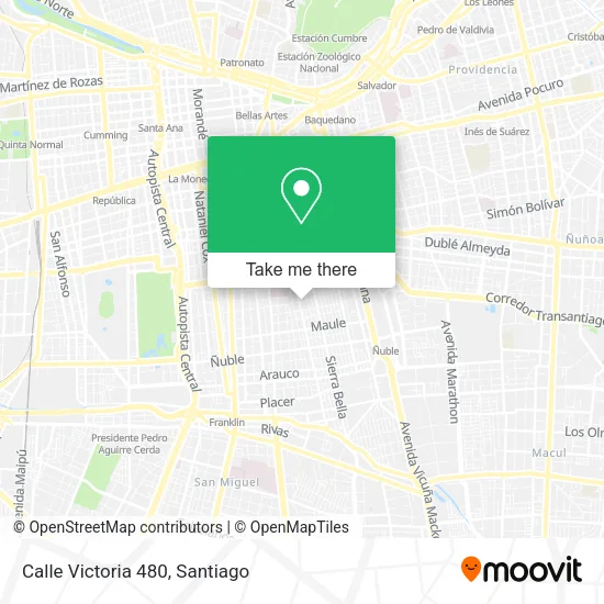 Calle Victoria 480 map