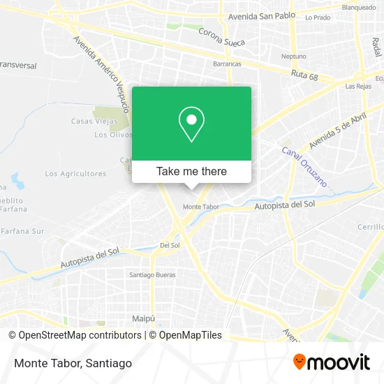 Monte Tabor map
