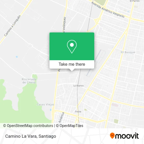 Mapa de Camino La Vara
