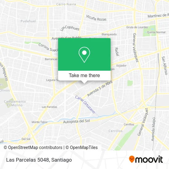 Las Parcelas 5048 map