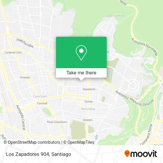 Los Zapadores 904 map