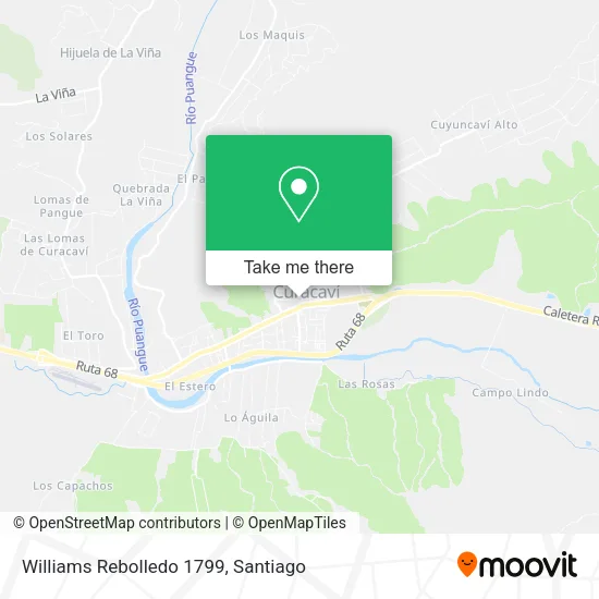 Williams Rebolledo 1799 map