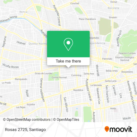 Rosas 2725 map