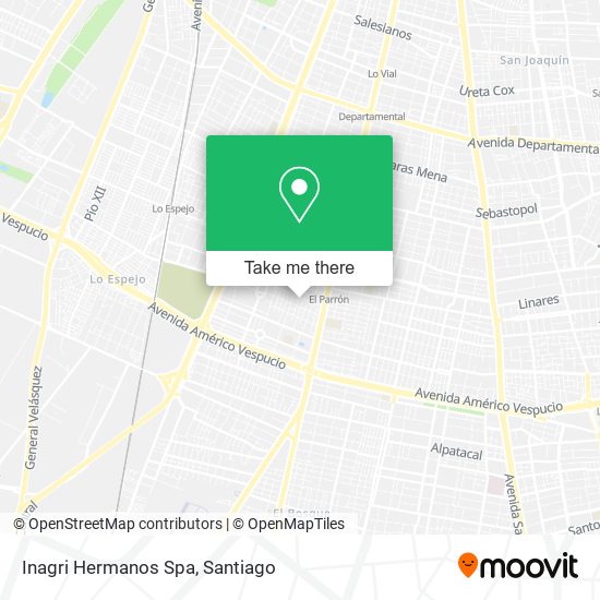 Inagri Hermanos Spa map