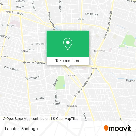 Lanabel map