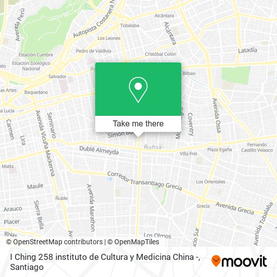 Mapa de I Ching 258 instituto de Cultura y Medicina China -