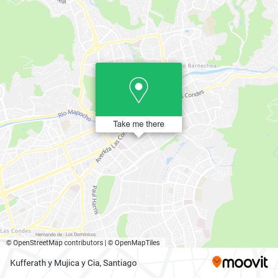 Mapa de Kufferath y Mujica y Cia
