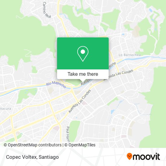 Mapa de Copec Voltex
