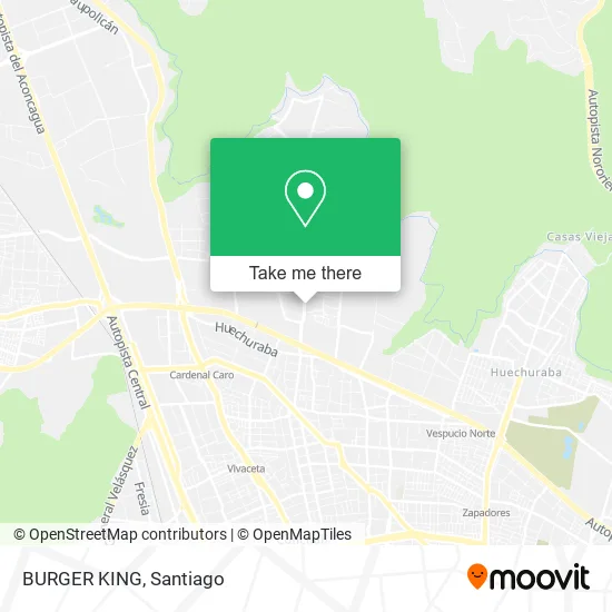 BURGER KING map