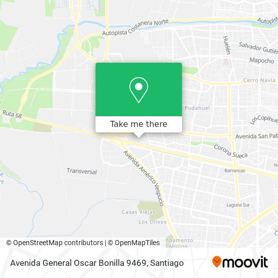 Avenida General Oscar Bonilla 9469 map