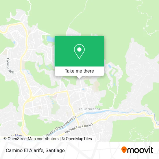 Mapa de Camino El Alarife