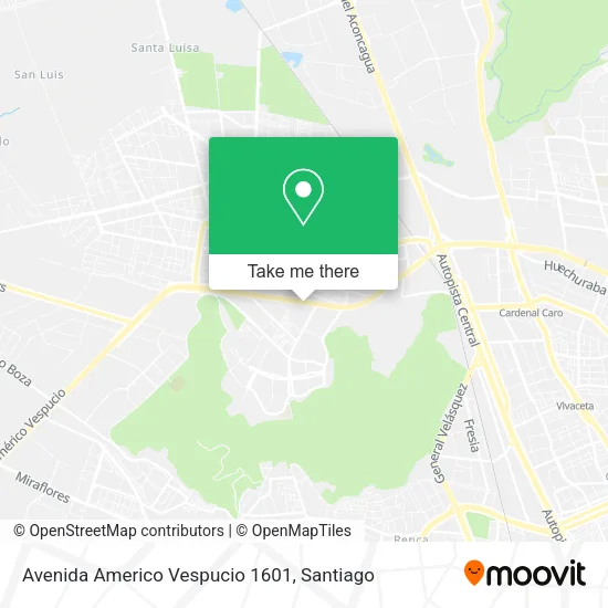 Avenida Americo Vespucio 1601 map