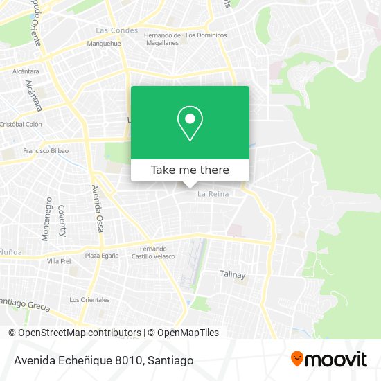 Avenida Echeñique 8010 map