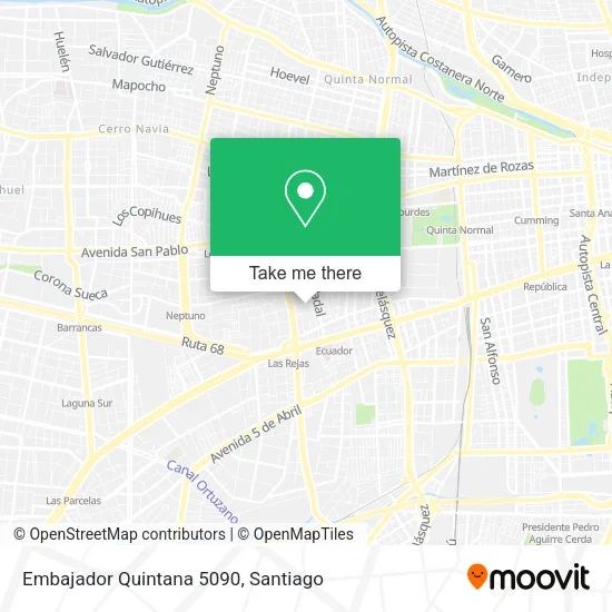 Embajador Quintana 5090 map