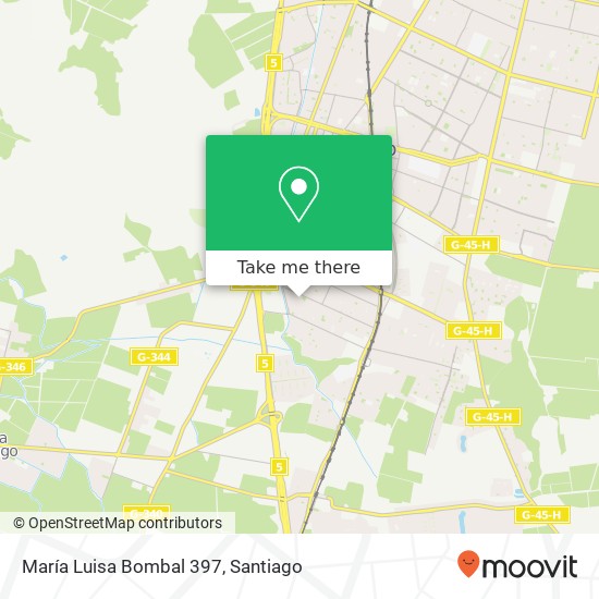 María Luisa Bombal 397 map