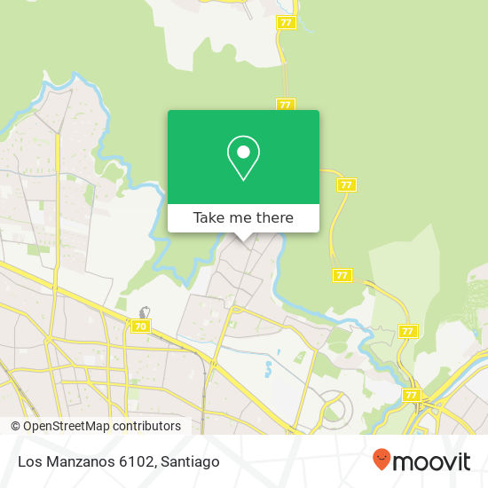 Los Manzanos 6102 map