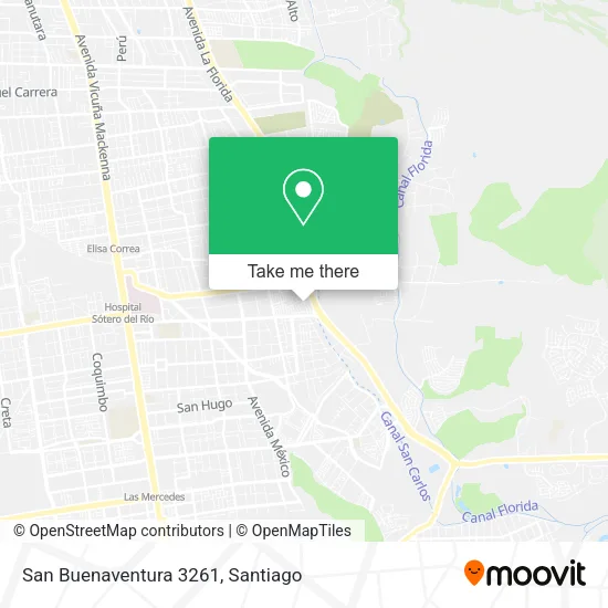 San Buenaventura 3261 map