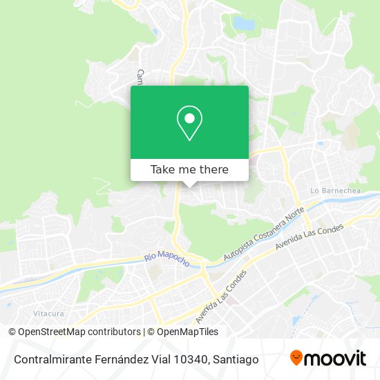 Mapa de Contralmirante Fernández Vial 10340