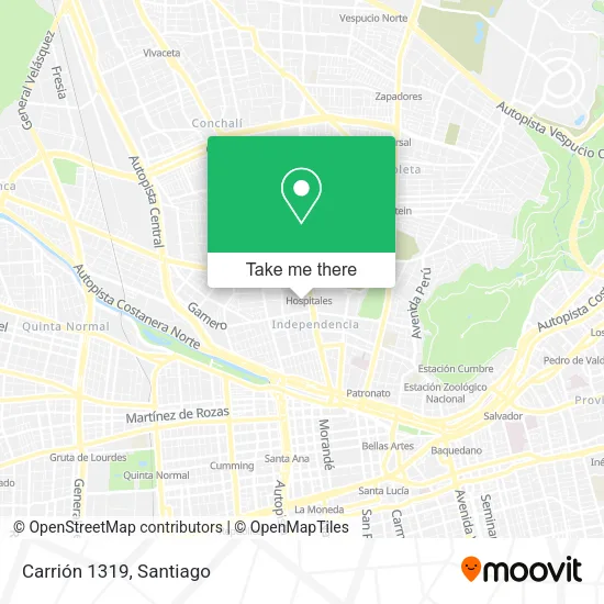 Carrión 1319 map