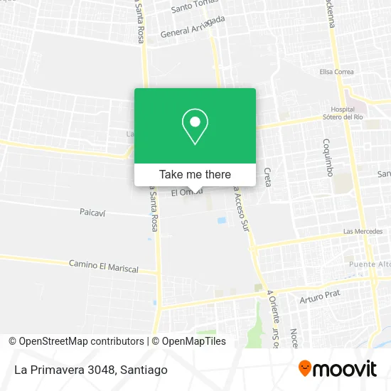 Mapa de La Primavera 3048