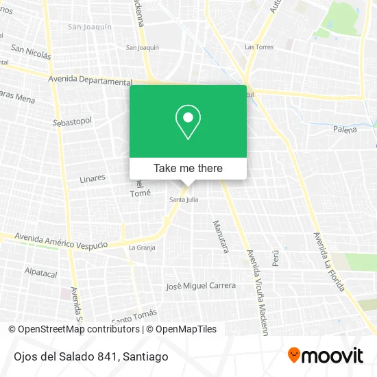 Ojos del Salado 841 map