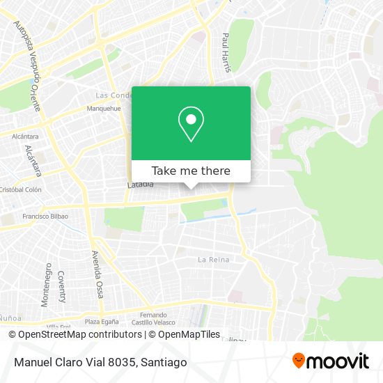 Manuel Claro Vial 8035 map