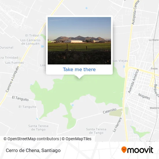 Cerro de Chena map