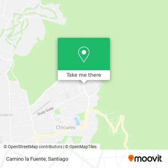 Mapa de Camino la Fuente