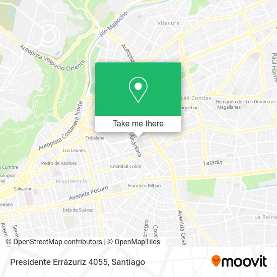 Presidente Errázuriz 4055 map