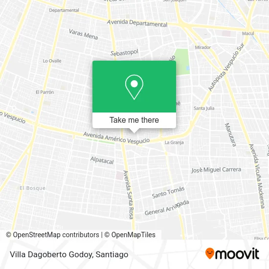 Mapa de Villa Dagoberto Godoy