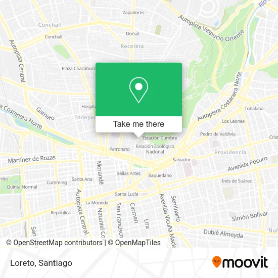 Loreto map
