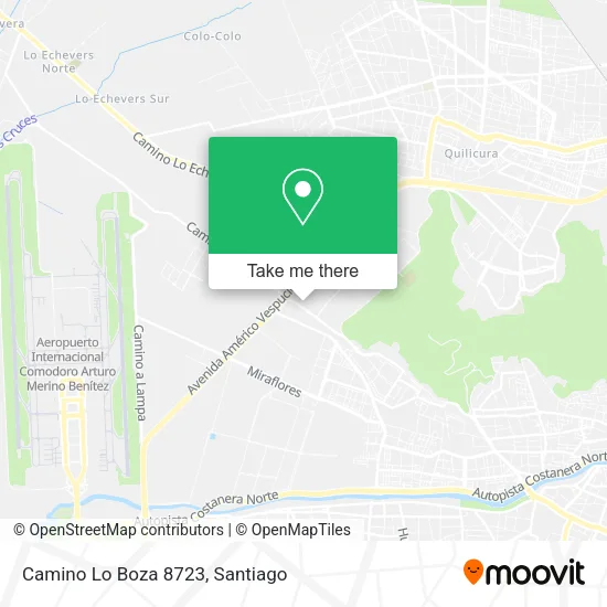 Camino Lo Boza 8723 map