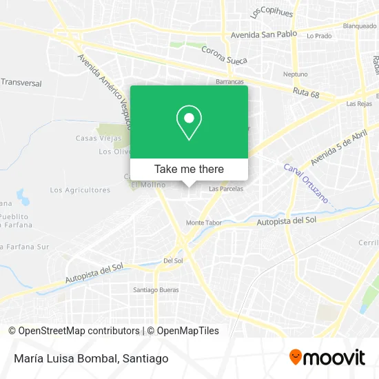 María Luisa Bombal map