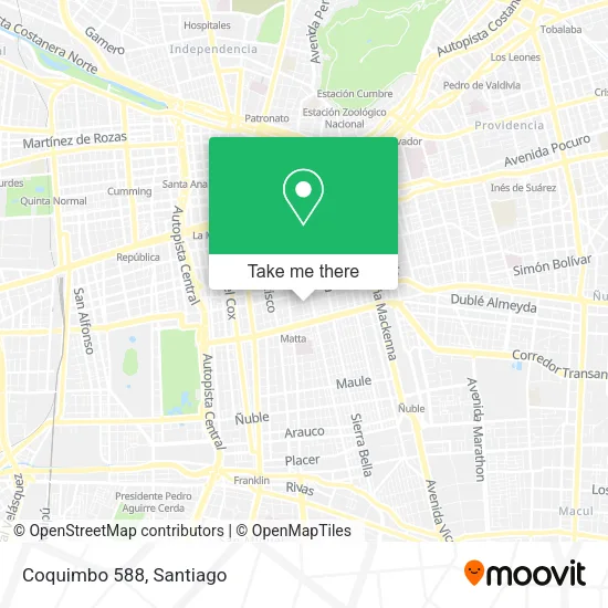 Coquimbo 588 map