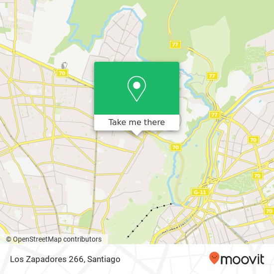 Los Zapadores 266 map