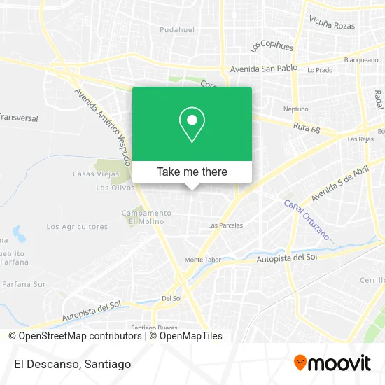 El Descanso map