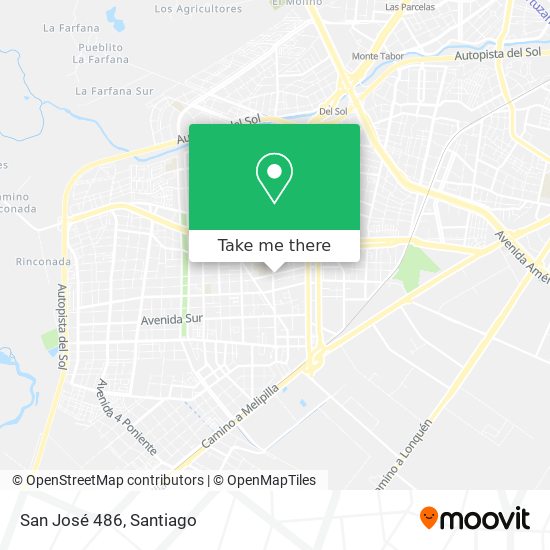 San José 486 map