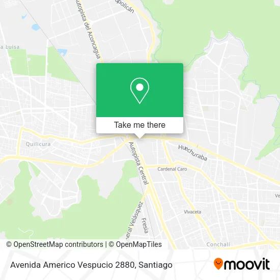 Avenida Americo Vespucio 2880 map