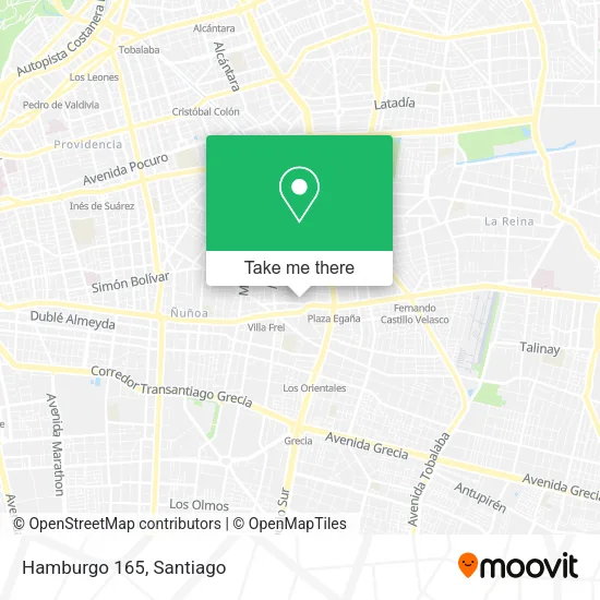 Hamburgo 165 map