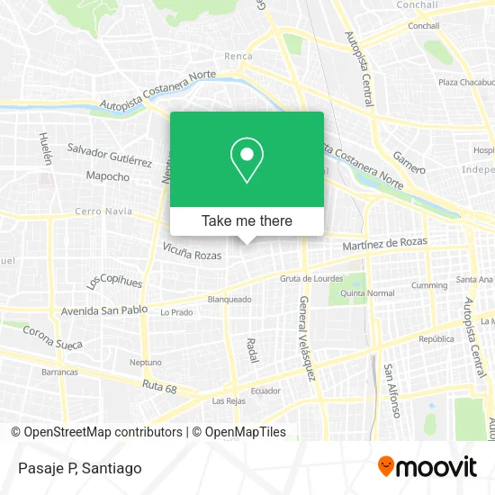 Pasaje P map