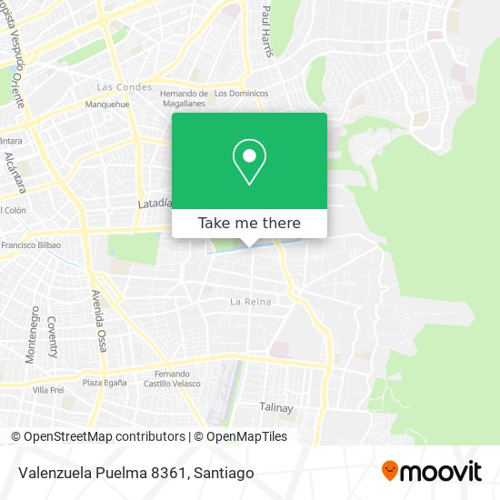 Valenzuela Puelma 8361 map