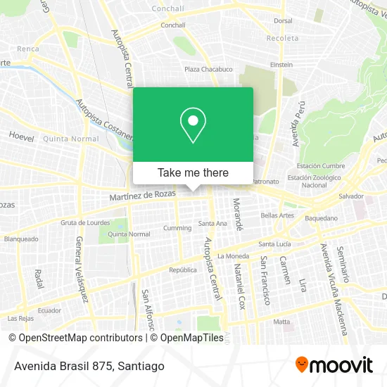 Avenida Brasil 875 map