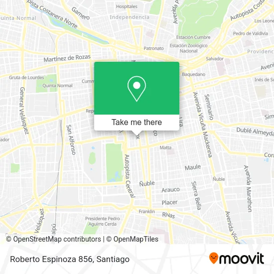 Roberto Espinoza 856 map