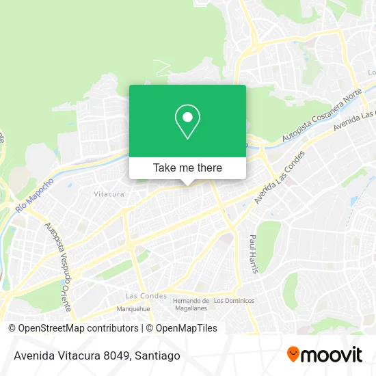 Avenida Vitacura 8049 map
