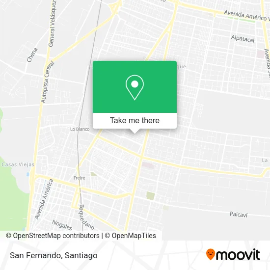 San Fernando map