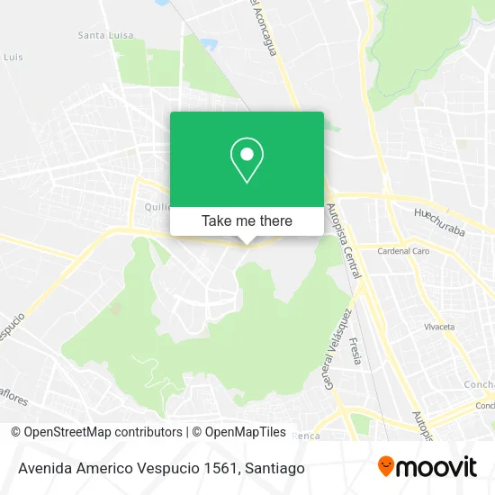 Avenida Americo Vespucio 1561 map