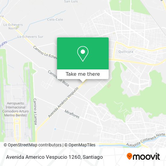 Avenida Americo Vespucio 1260 map