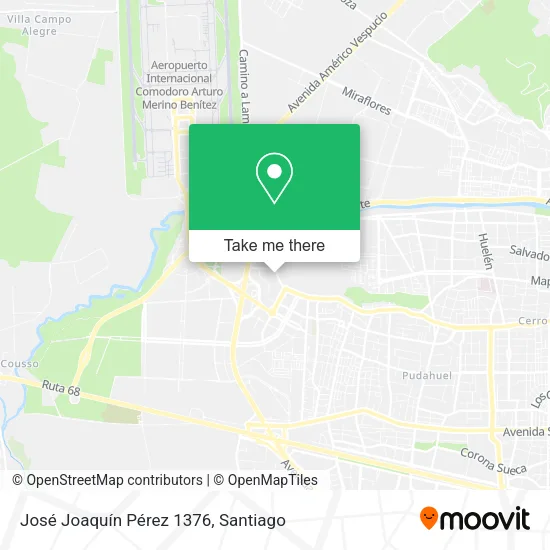 José Joaquín Pérez 1376 map
