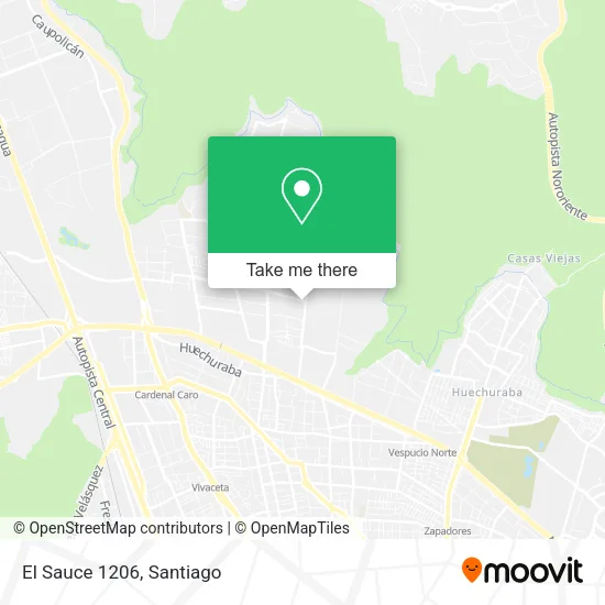 El Sauce 1206 map