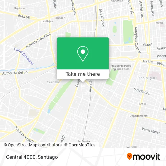 Central 4000 map